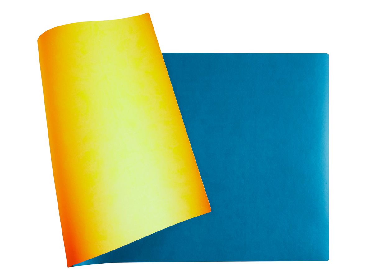 EXACOMPTA Sous-main BeeBlue 29145E turquoise/safran 40x80 cm (3130630291459)