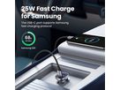 UGREEN Fast Car Charger 30W 40858 USB-C PD+USB-A QC (6957303848584)