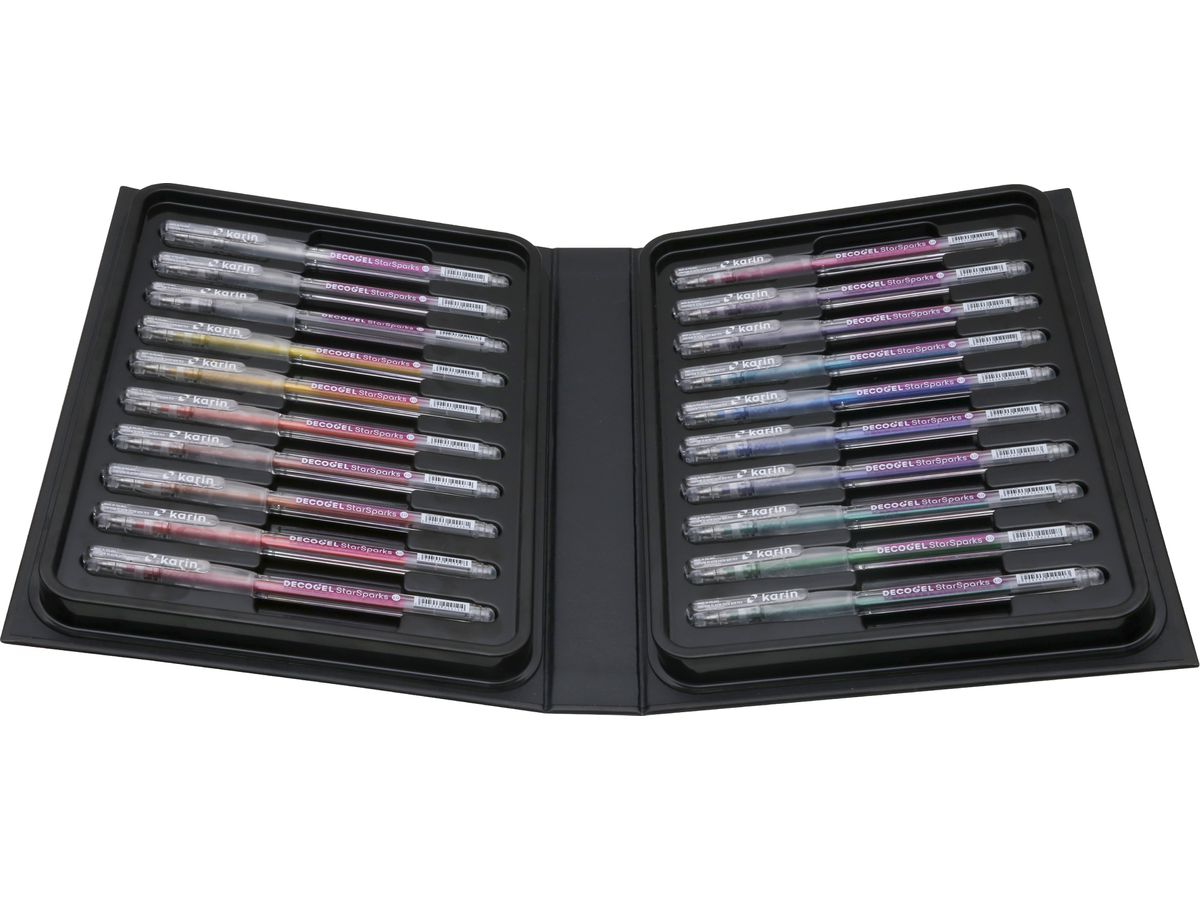 KARIN Gelpen DECOGEL 1.0 30C1 Star Sparks 20 couleurs (5904446029210)