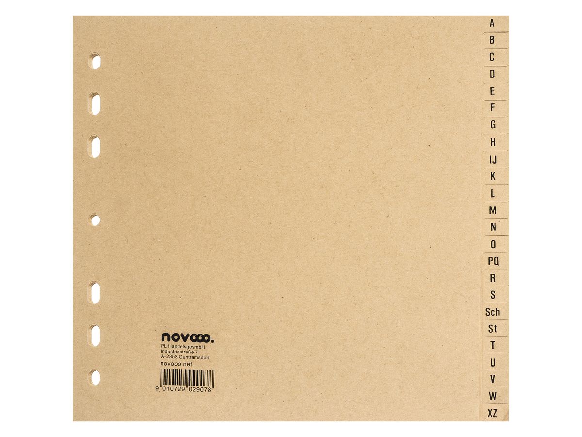 NOVOOO Registro cartone 3/4 a. 40626 chamois A-Z 24 pzi (9010729029078)