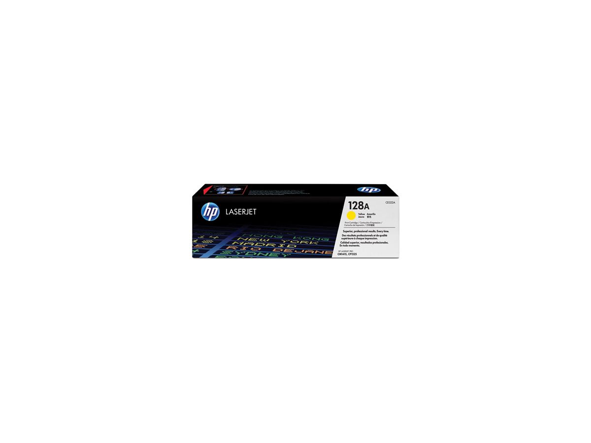 HP Cartouche toner 128A yellow CE322A Color LJ Pro CM1415 1300 p. (0884420854524)