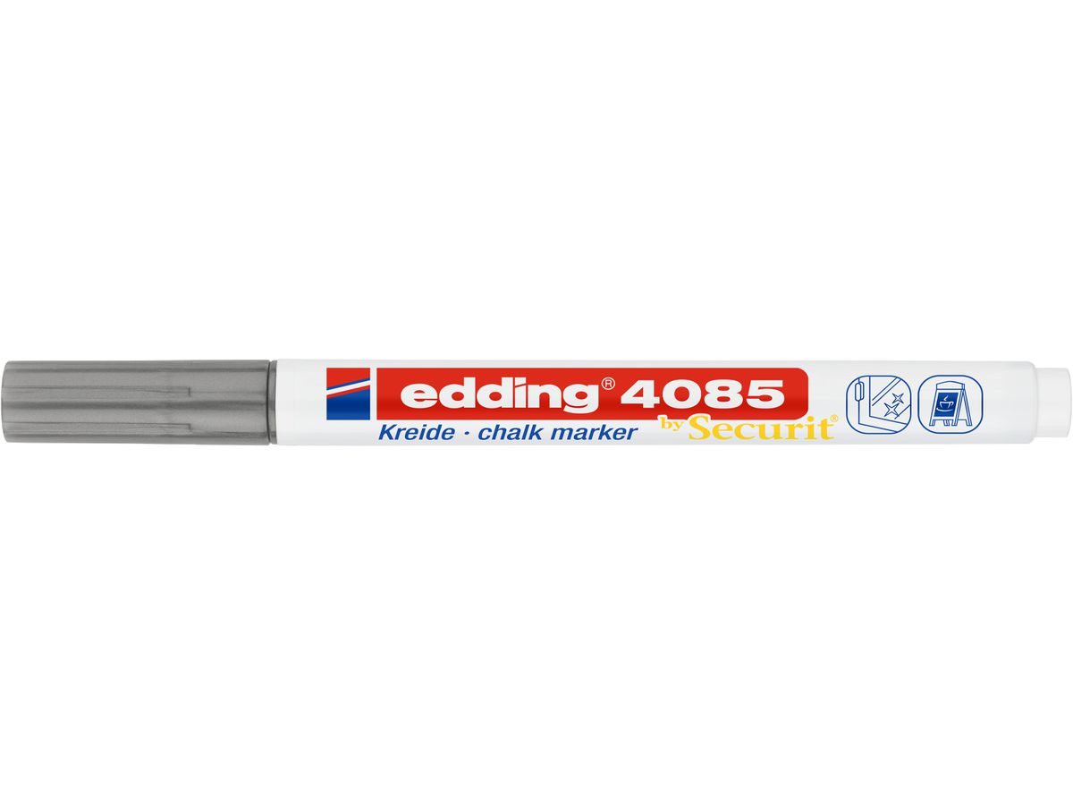 EDDING Chalk Marker 4085 1-2mm 4085-054 argent (4057305036421)