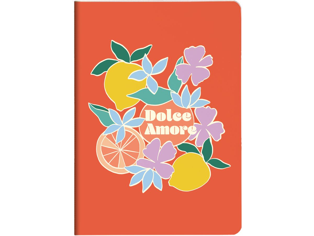 CLAIREFONTAINE Quaderno DolceAmore 14.8x21cm 116263C rugoso assortito 32 paginas (3329681162638)