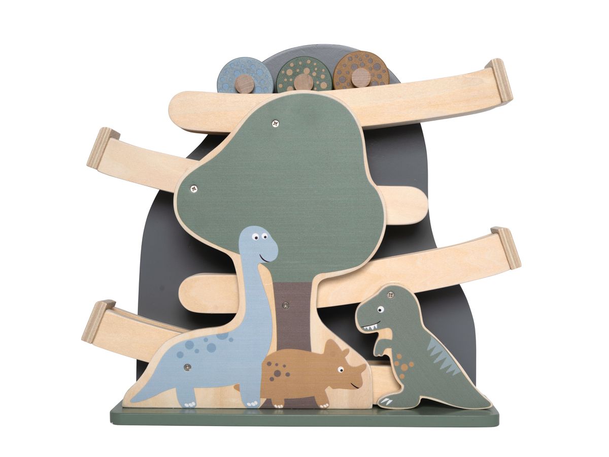 JABADABADO Circuit à billes dino W7296 3 boules 22.5x29x9.5cm (7332599072964)