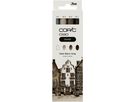 COPIC Marker Ciao Shade Set 22075420 Dark Warm Gray 4 Stück (4013695268019)