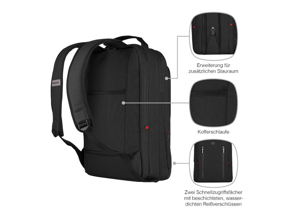 WENGER City Traveler 606490 Laptop Backpack 16 Zoll (7613329064498)