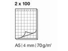 ELCO Blocco p.appunti quadr. 4mm A5 74430.17 bianco, 70gm2 2x100 fogli (7610425353204)