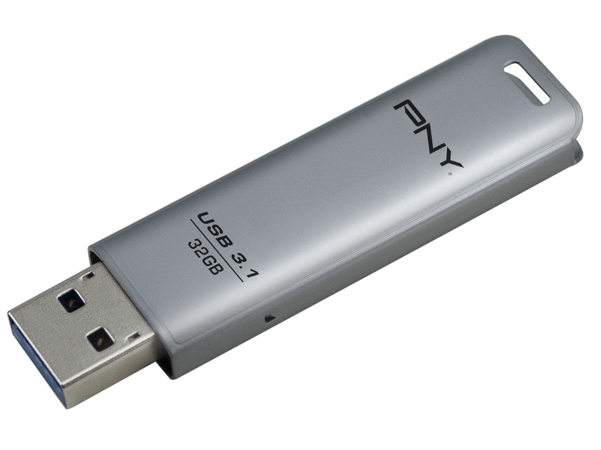 PNY Elite Steel 3.1 32GB USB 3.1 FD32GESTEEL31G-EF (3536403372309)