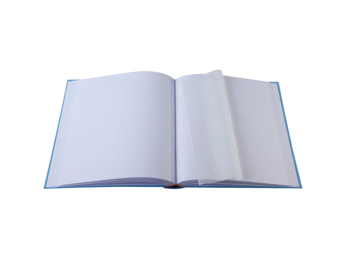 EXACOMPTA Fotoalbum Teddy 29x32cm 16563E blau 60 Seiten (3130630165637)