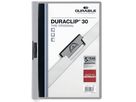 DURABLE Classeur à pince DURACLIP 30 220010 pour 30 feuilles A4 gris (4005546210360)