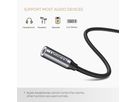 UGREEN USB-C to 3.5mm headphone 30632 jack adapter 10cm, Grey (6957303836321)