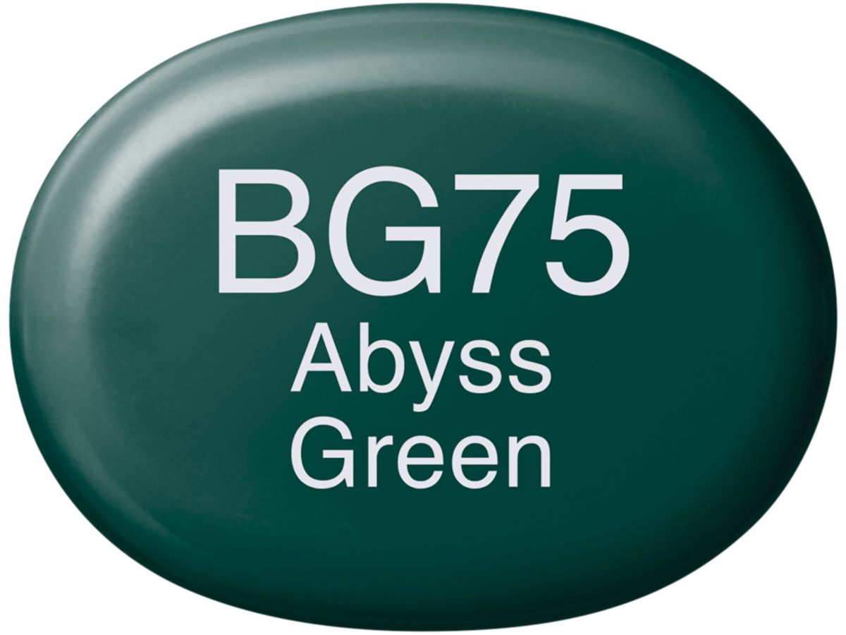 COPIC Marker Sketch 21075318 BG75 - Abyss Green (4511338019863)