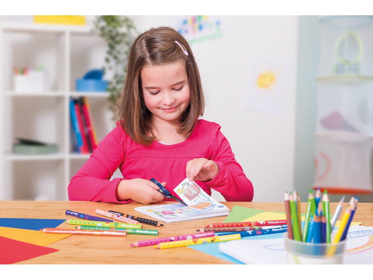 PELIKAN Bloc à dessin Combino 15x15cm 811231 15 flls. animals (4012700811233)