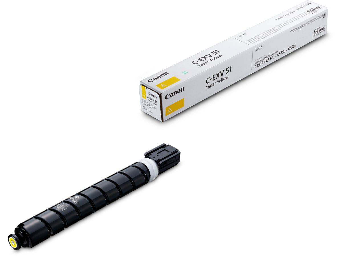 CANON Toner yellow C-EXV51Y IR C5535 60'000 S. (4549292053739)