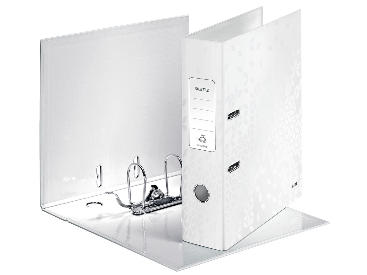 LEITZ Raccoglitore WOW 8cm 10050001 bianco A4 (4002432394715)