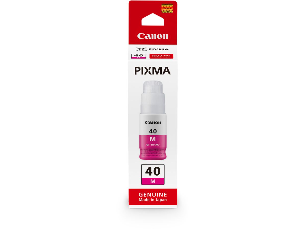 CANON Bouteille d'encre magenta GI-40M PIXMA G5040/G6040 70ml (4549292134100)