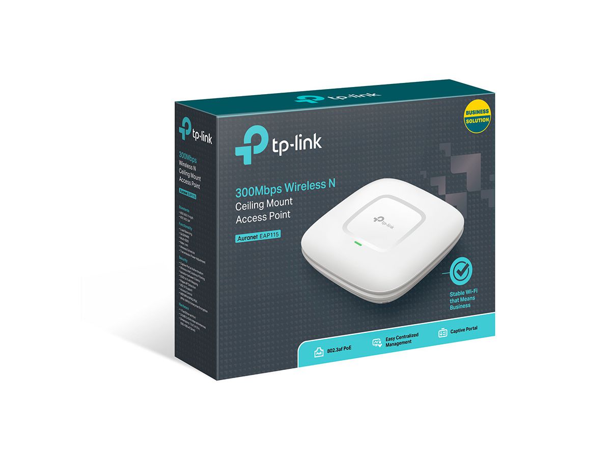 TP-LINK Wireless Access Point 300Mbps EAP115 (6935364096939)