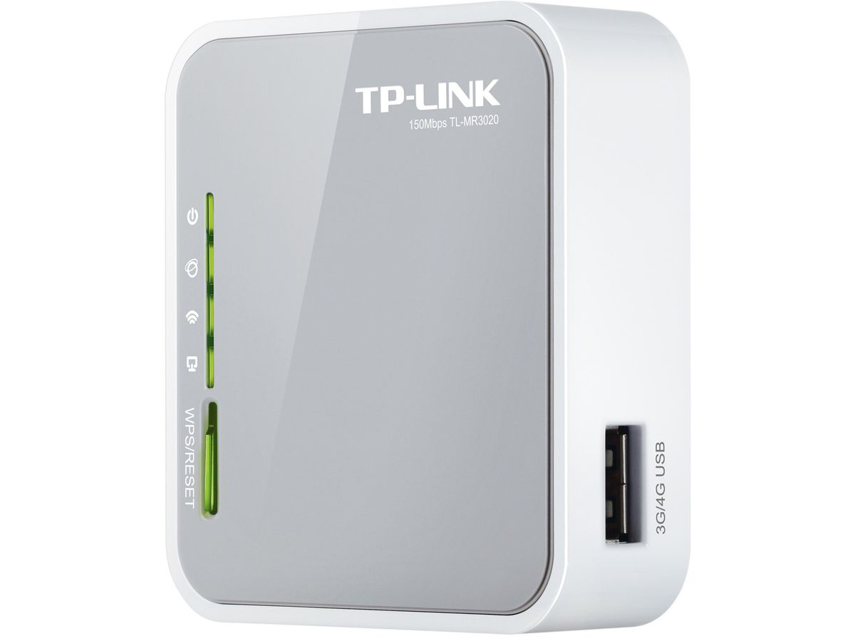TP-LINK Wireless-N Router 3G Portable TLMR3020 150Mbps (6935364051709)