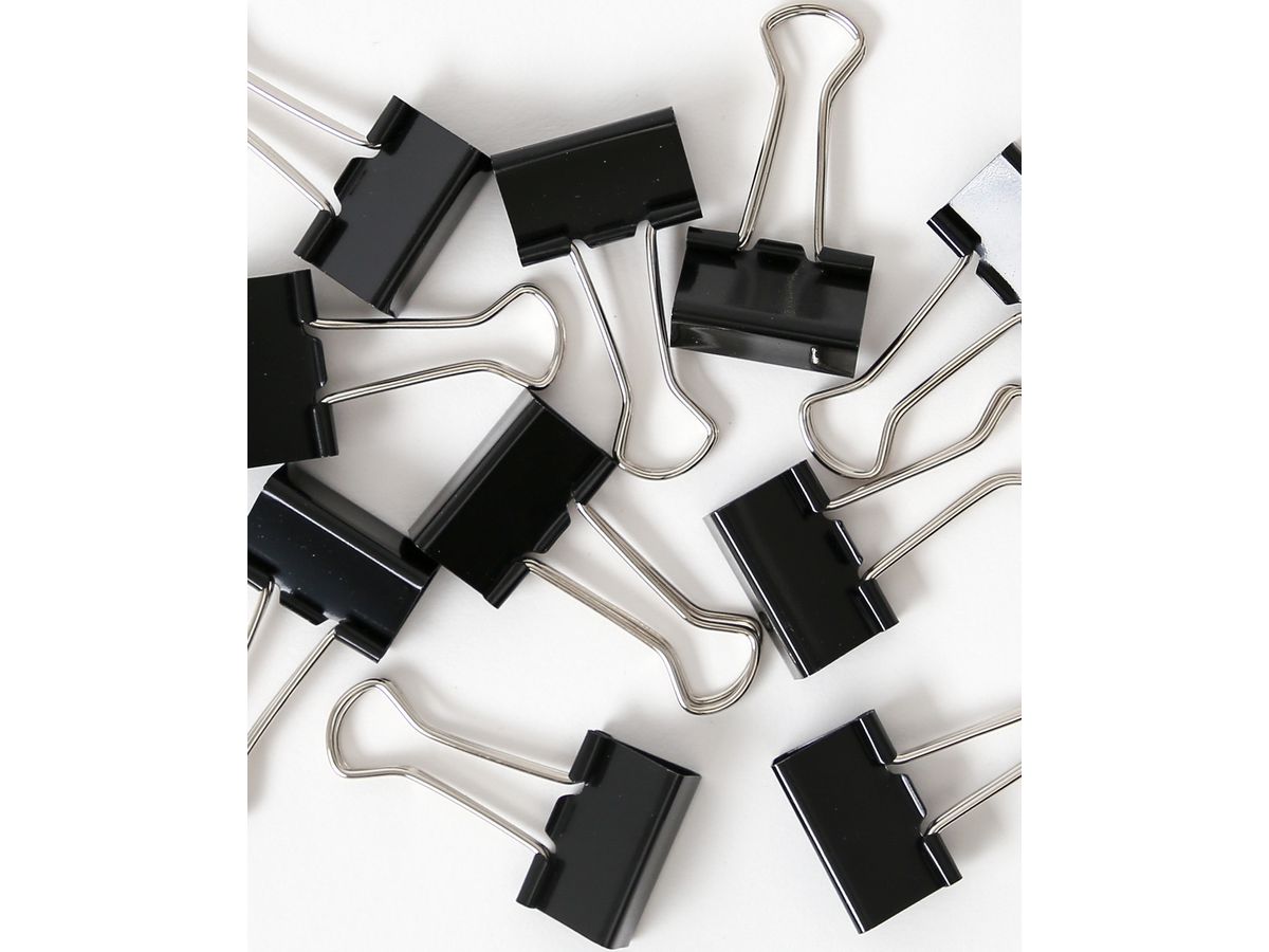 I AM CREATIVE Binder Clips Lets Organize 4035.14 noir, 25mm, 10 pcs. (7611983211739)