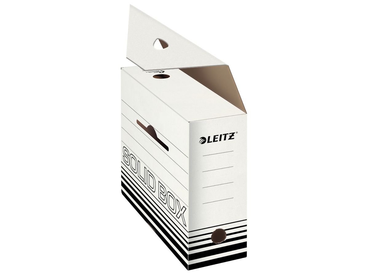 LEITZ Solid Box A4 6128-00-01 weiss 100x257x330mm (4002432117833)