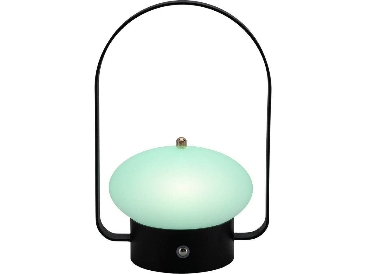 SECURIT Lampe de table BARCELONA LP-BA-BL noir, batterie, dimmable (8720663161048)