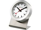 MONDAINE Tischuhr 50mm A660.81SBB silber, magnetisch (7611382534873)