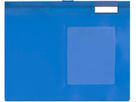 BÜROLINE Cartelle sosp. A4 664057 blu, con finestra 3 pezzi (7612532037282)