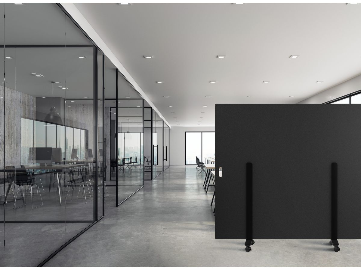 SUONO Trennwand M 180x172x2.4cm 1411.L24.2600 MOVE, schwarz (7640439764529)