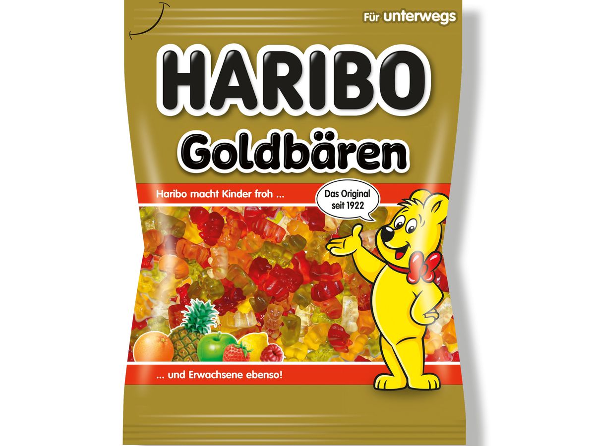 HARIBO Ours d'or 47756 Sachet 100g (4001686301555)