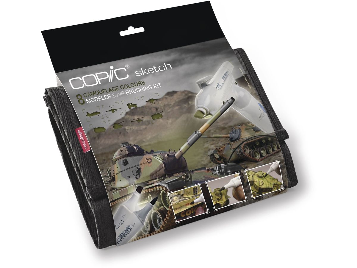 COPIC Marker Sketch 21075408 Wallet Camouflage, 9 Stück (4013695262864)