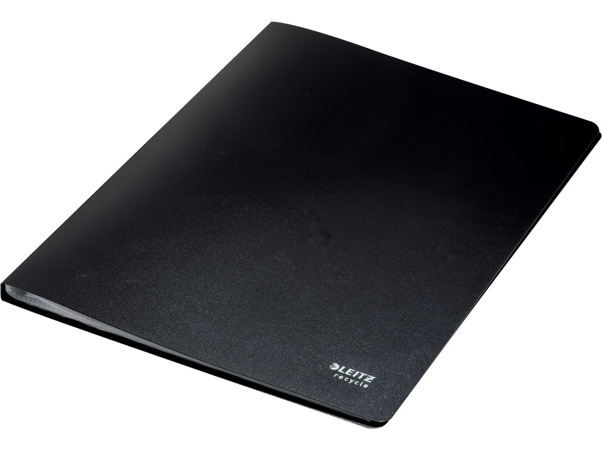 LEITZ Livre présent. Recycle PP A4 4676-00-95 noir 20 poches (4002432127993)