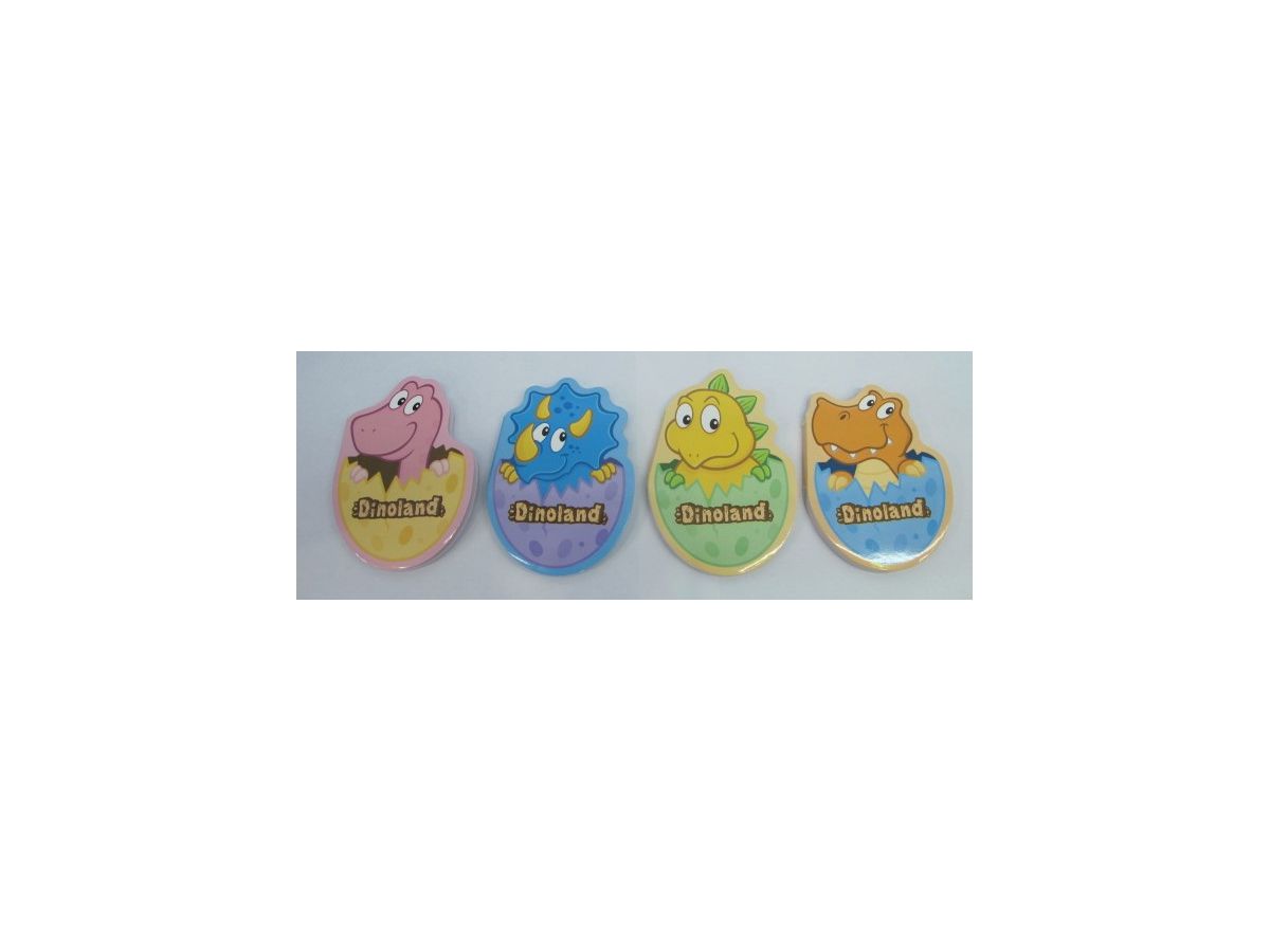 ROOST Bloc-notes DLN-003 Dinosaure, assortiert (7612532059819)