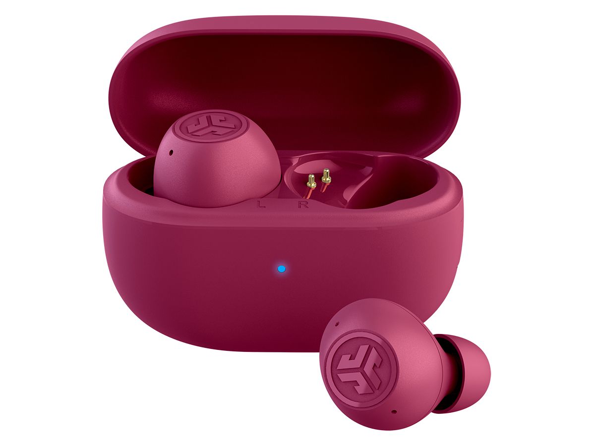 JLAB Go Pop ANC Earbuds IEUEBGOANCRFUC124 True Wireless, Fuschia (0810119072436)