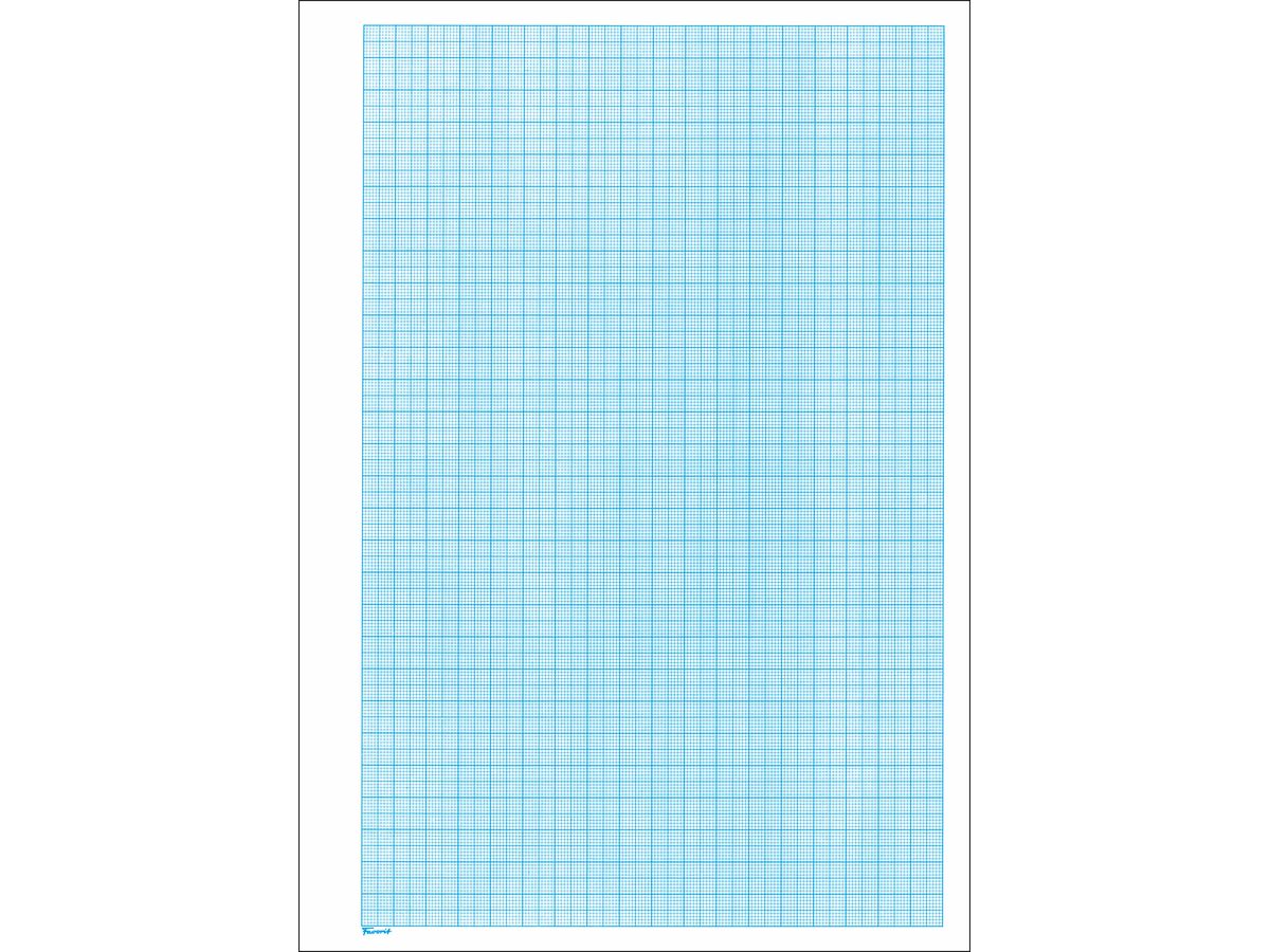 FAVORIT Blocco carta millimetrata A4 1776a bianco, 1mm, 80g/m2 100 fogli (7612149003724)