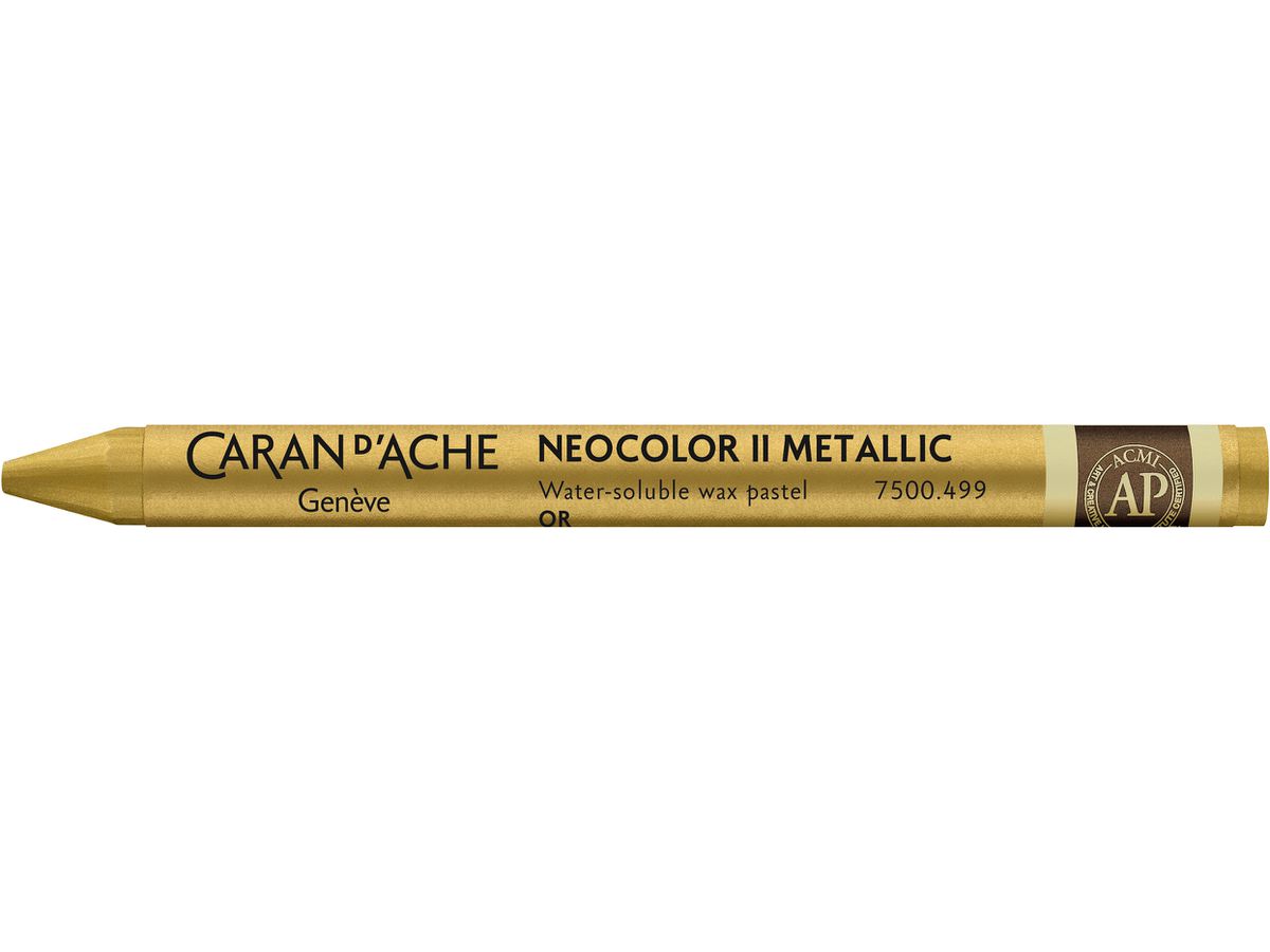 CARAN D'ACHE Wachsmalkreide Neocolor II 7500.499 gold (7610186272370)