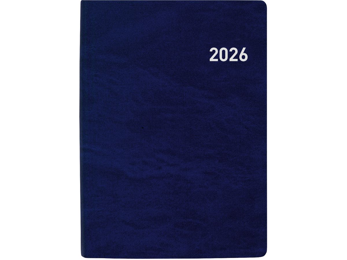 BIELLA Agenda Rex 2026 825301050026U 1S/2P blu ML 10.1x14.2cm (7611365525409)