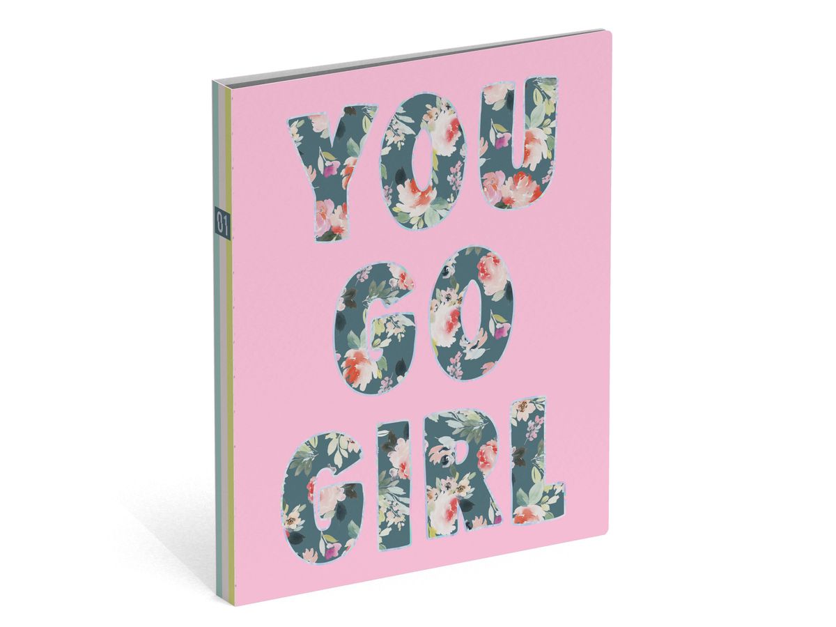 ROOST Classeur Flower Sport 504951 you go girl 26x3x32cm (5410574504951)