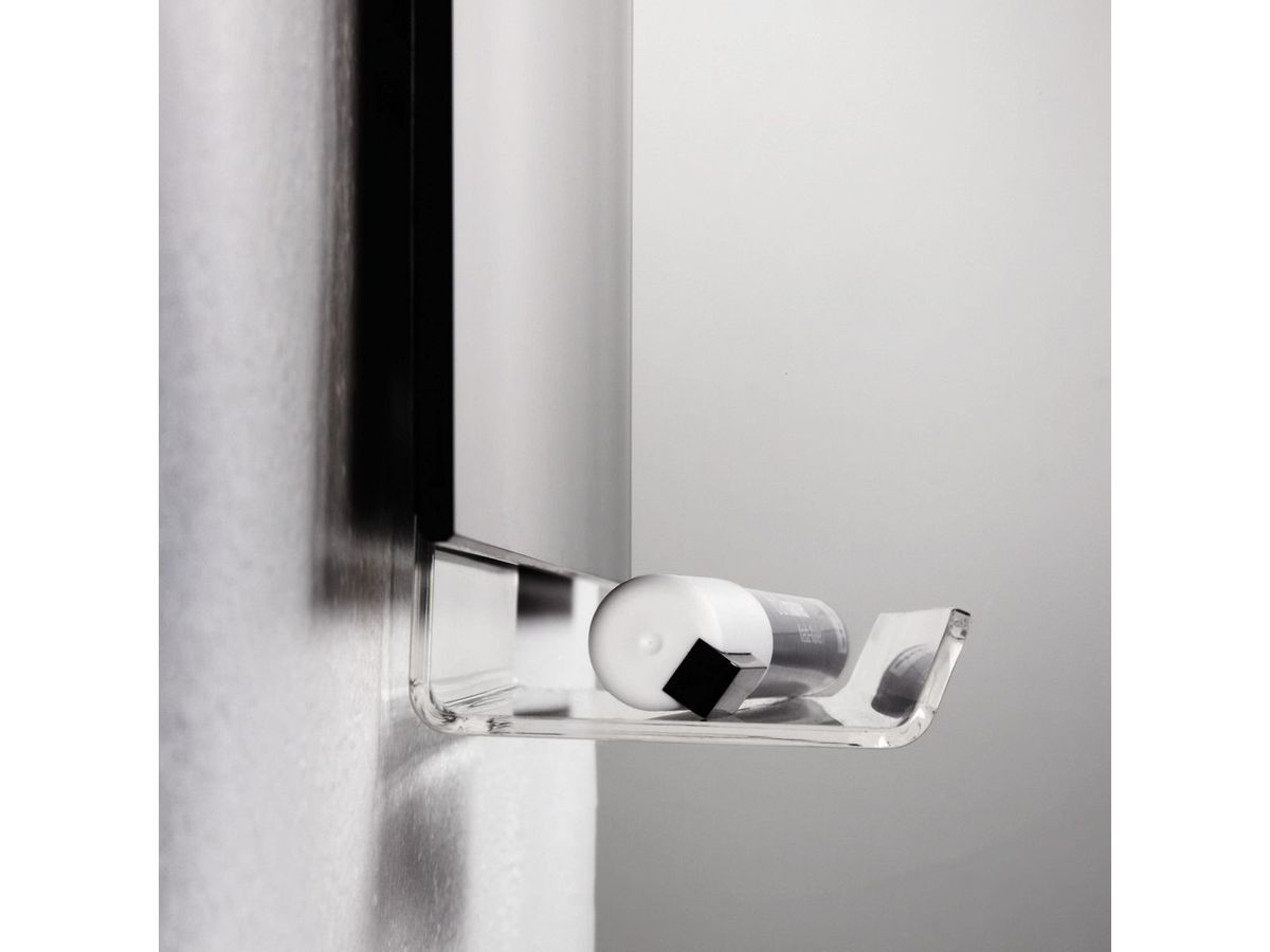 SIGEL Stifteschale 500x75x90mm GL198 Acryl, 3mm Klebestreifen (4004360850202)