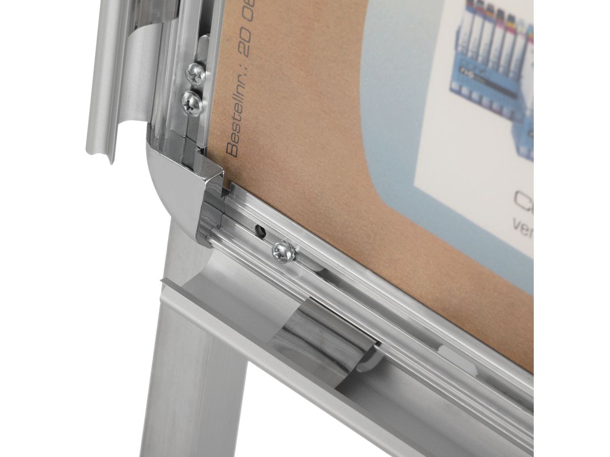 MAGNETOPLAN Présentoire publique DIN A2 00015 cadre pour plier 465x642mm (4013695030111)