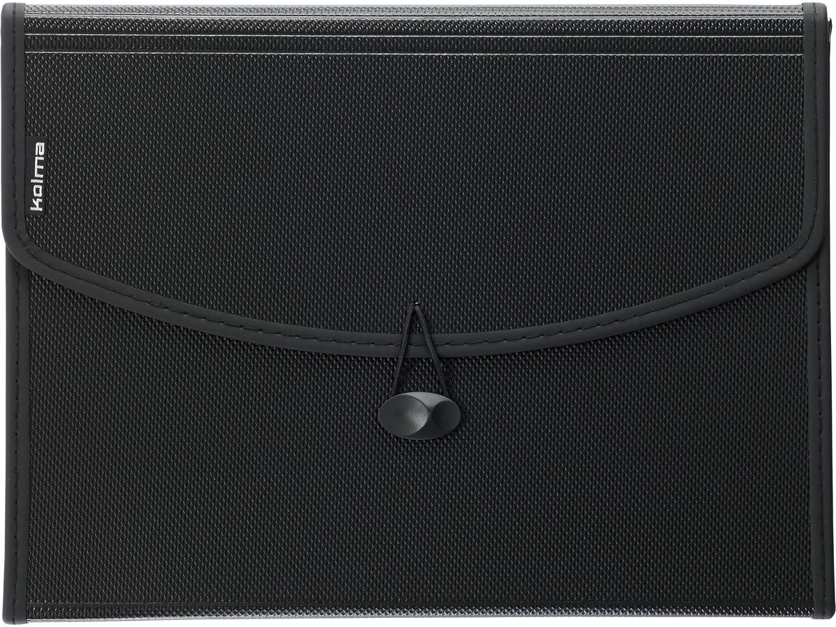 KOLMA Dossier à comp. Selection A4 11.053.06 avec zip, noir 6 comp. (7611967113714)