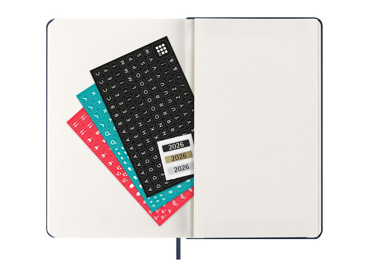 MOLESKINE Agenda Classic Large 2026 DHB2012WN3Y26 1W/1S saphir HC 13x21cm (8056999274672)