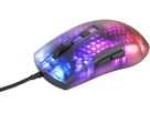 DELTACO Ultralight Gaming Mouse,RGB GAM-144 Semi-Transparent,DM310,Black (7333048058591)