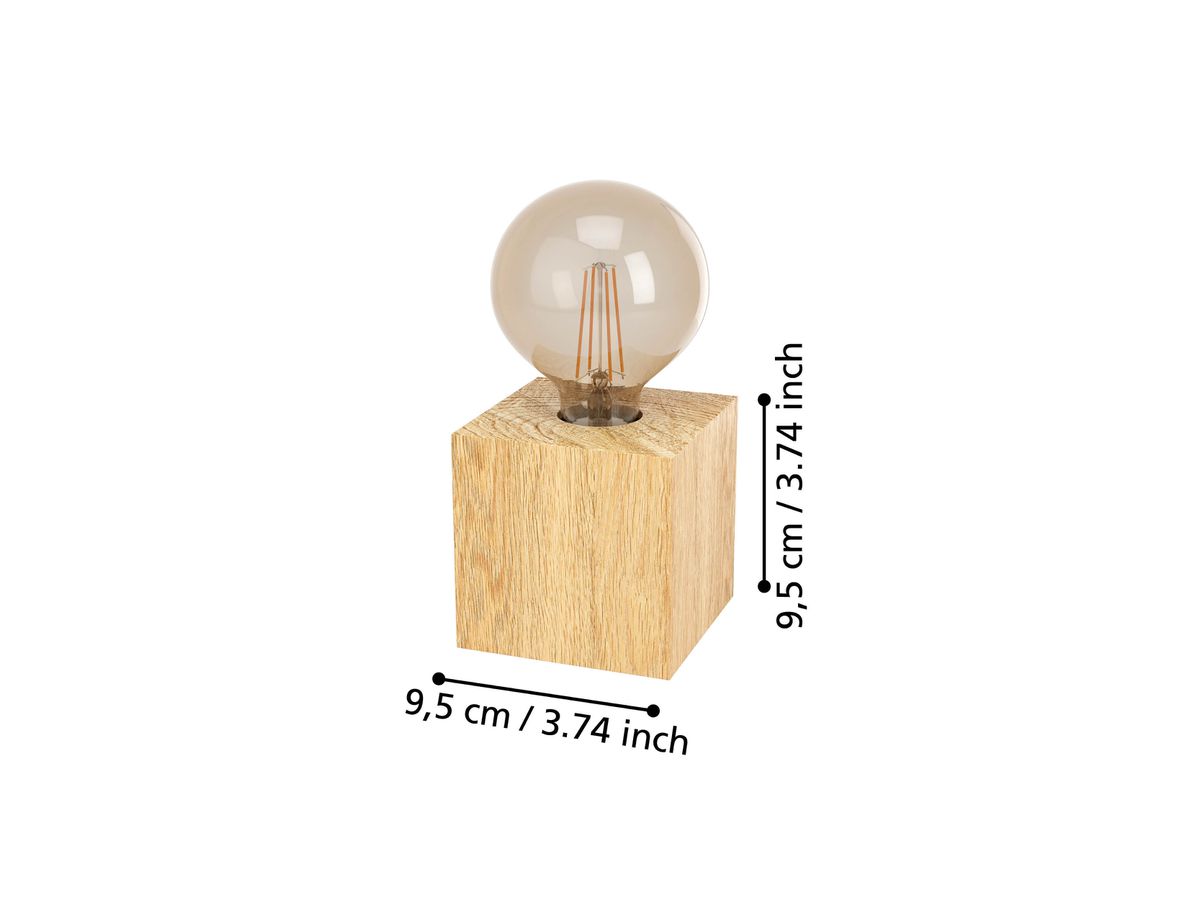 EGLO Lampada da tavolo PRESTWICK 2 43733 marrone (9002759437336)