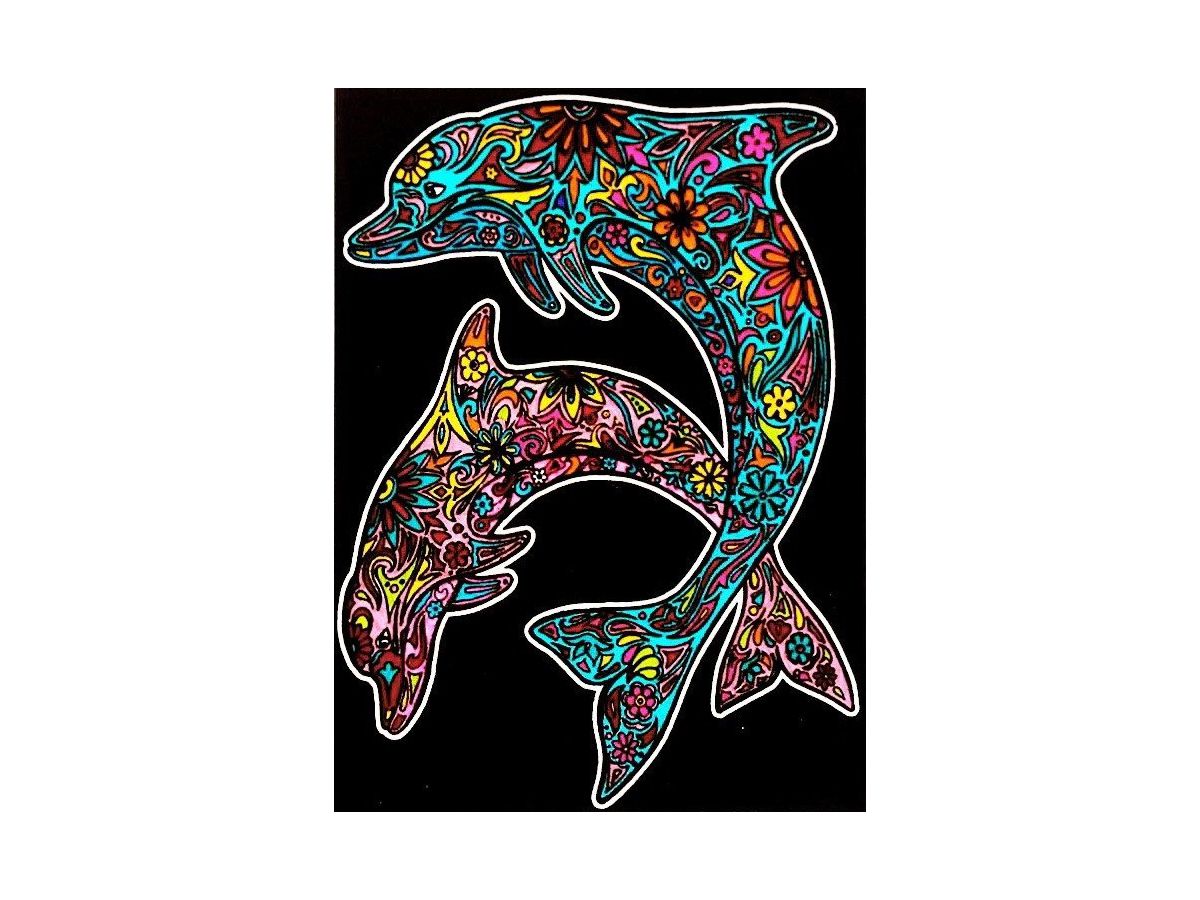 TATARUGA Image de velours A4 S9 dauphins (8024238222388)