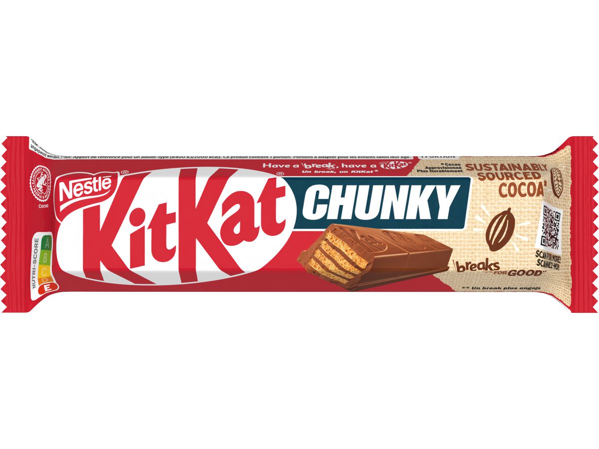 KITKAT Crunchy Milk 12565429 40g, 24 pcs. (3800020488652)