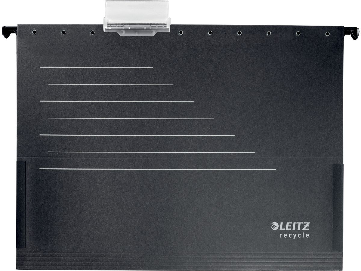 LEITZ Cartella sospesa Recycle A4 1922-00-95 nero, cartone (4002432127078)