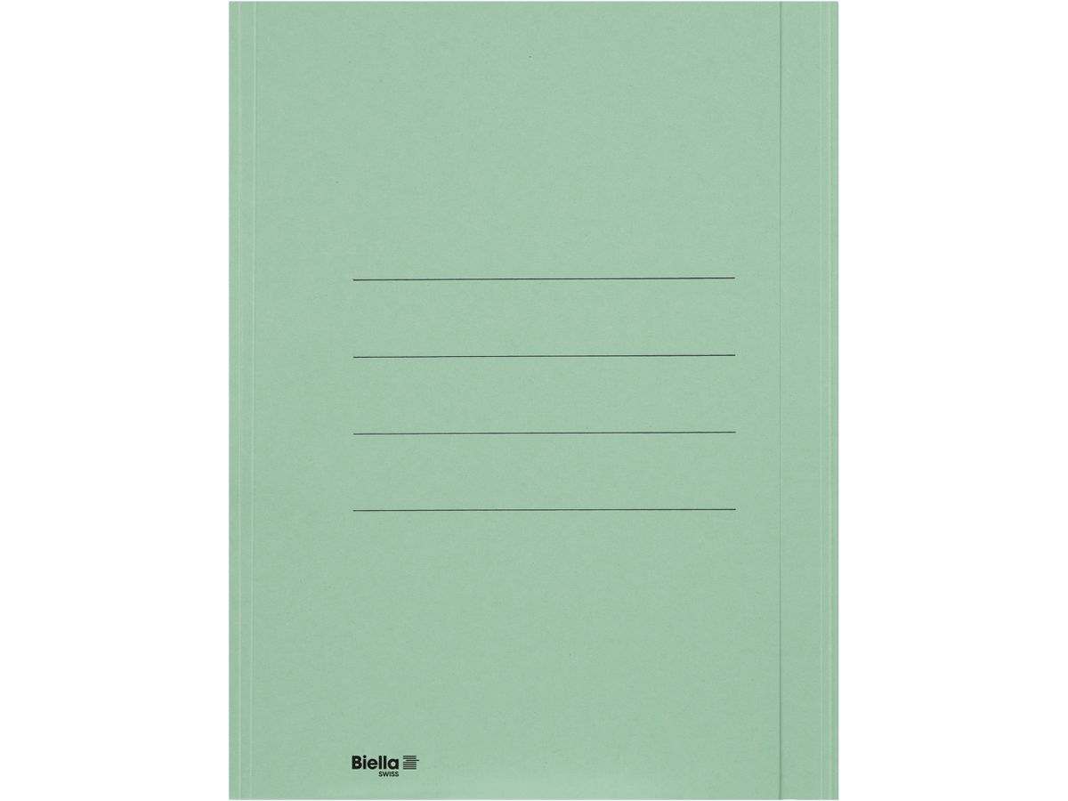 BIELLA Cartelline per archivio A4 25040130U verde 240g/m2 50 pezzi (7611365216772)