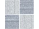 ZELLER Pinboard set, 4 pcs. 30x30 cm 11579 gris clair/gris foncé (4003368115795)