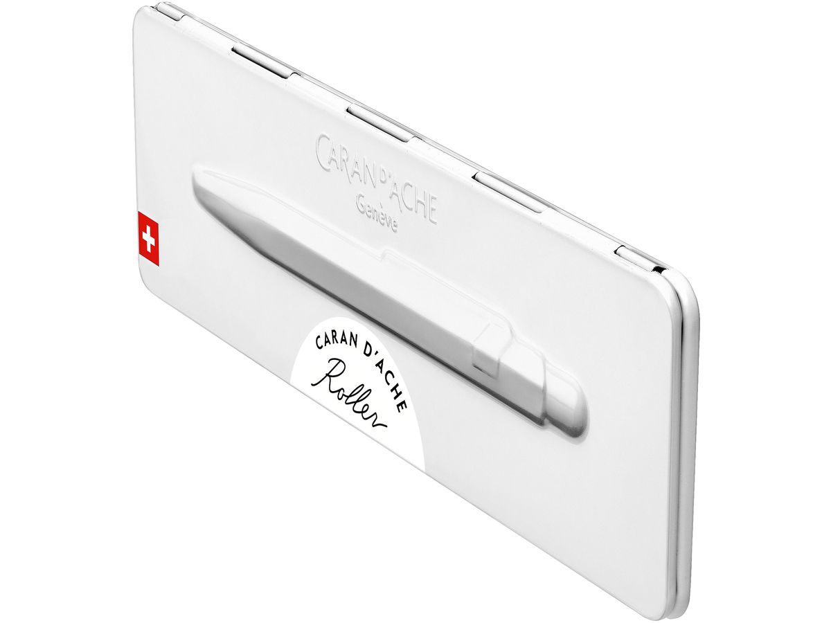 CARAN D'ACHE Roller 849 0.7mm 846.502 bianco, con astuccio met. (7630002346252)