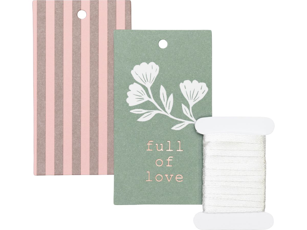 STEWO Geschenkanhänger Olena 2581520493 grün/rosa (7630050881699)